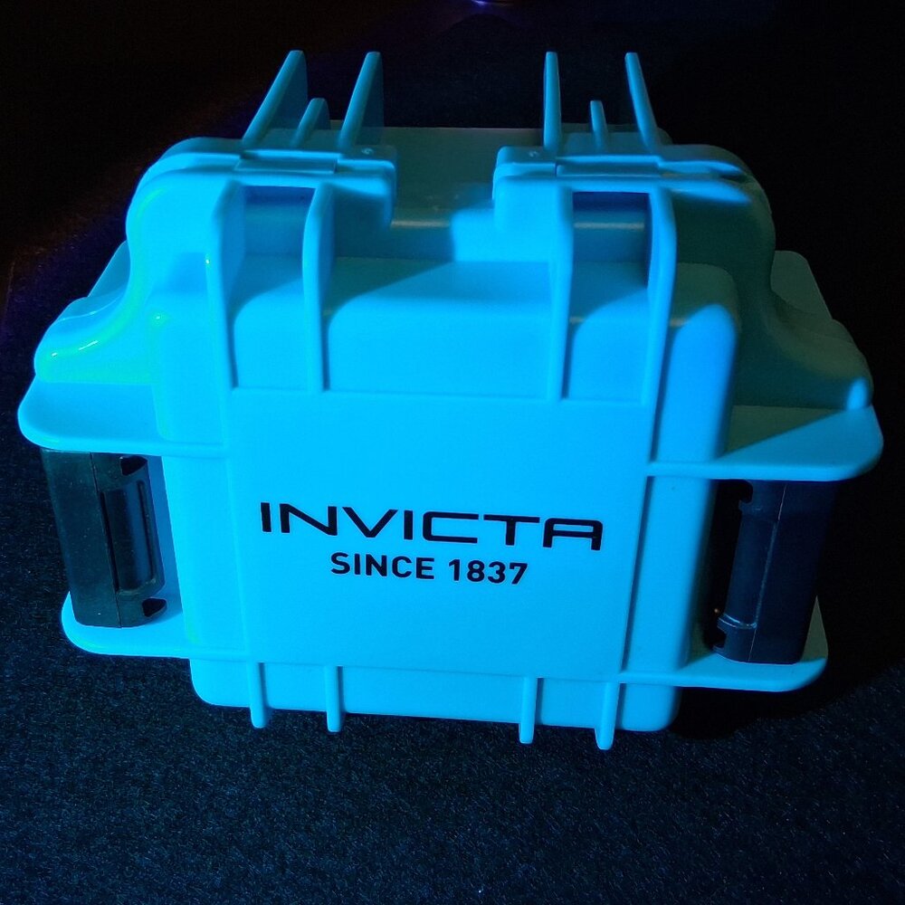 Invicta Impact Waterproof‑Style Watch Case – Blue Hard-Shell w/Foam Int - 1 Slot